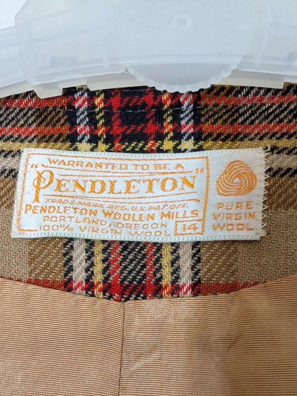 Vintage Pendleton 2-Piece Wool Pantsuit - Plaid - Contemporary Size Small - Picture 5 of 13